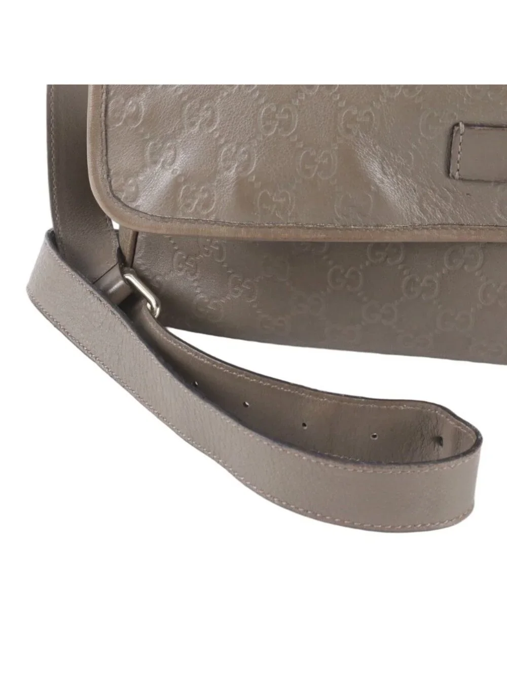 Gucci Guccissima Leather Shoulder Bag Crossbody Messenger Business